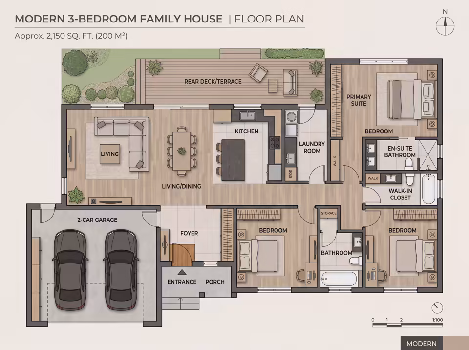 Residential floor plan preview